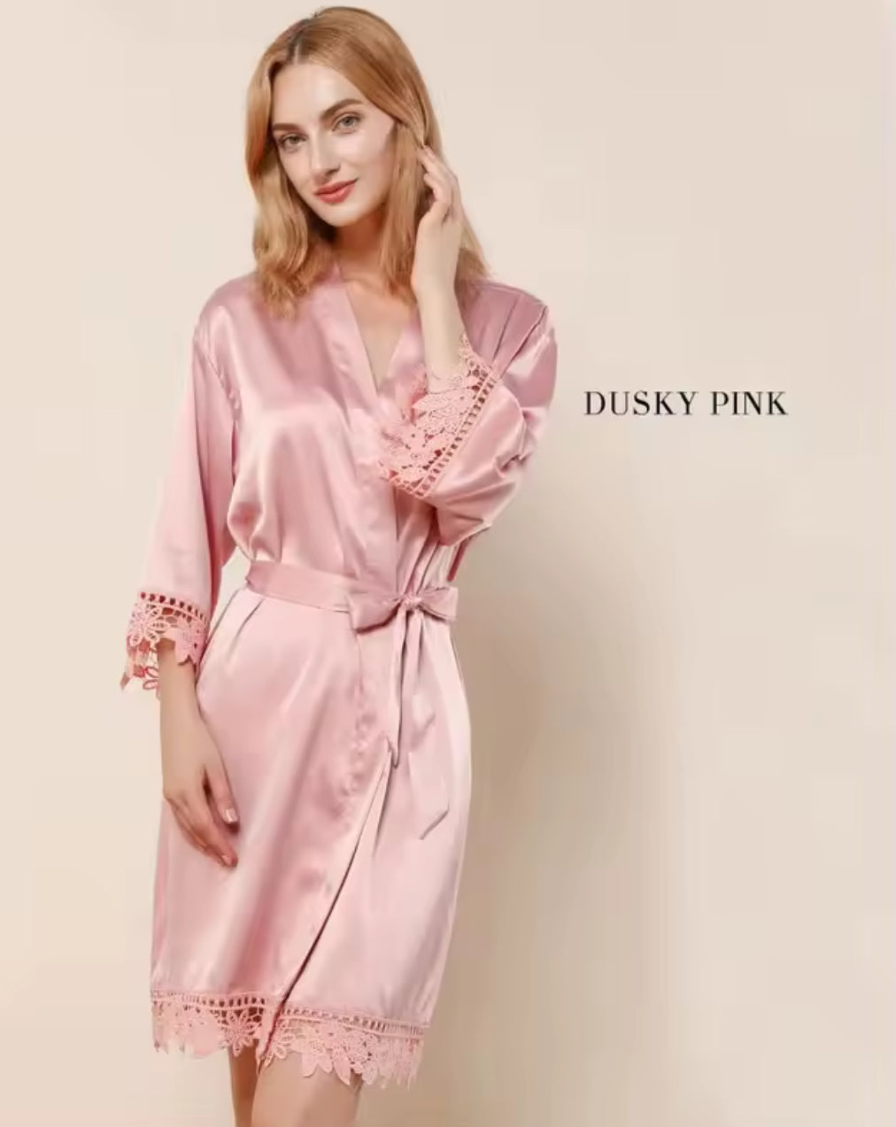 Personalized Wedding Satin Robe