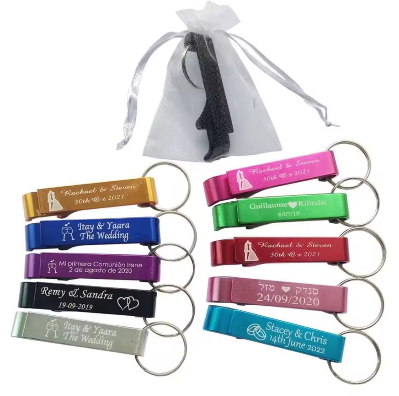 Keychains bottle openers (set of 100)