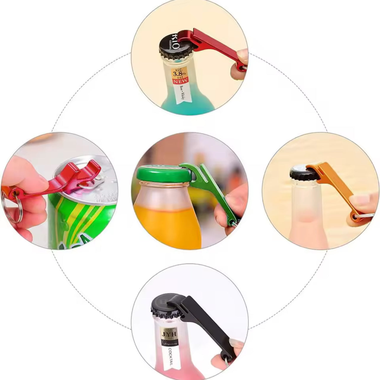 Keychains bottle openers (set of 100)