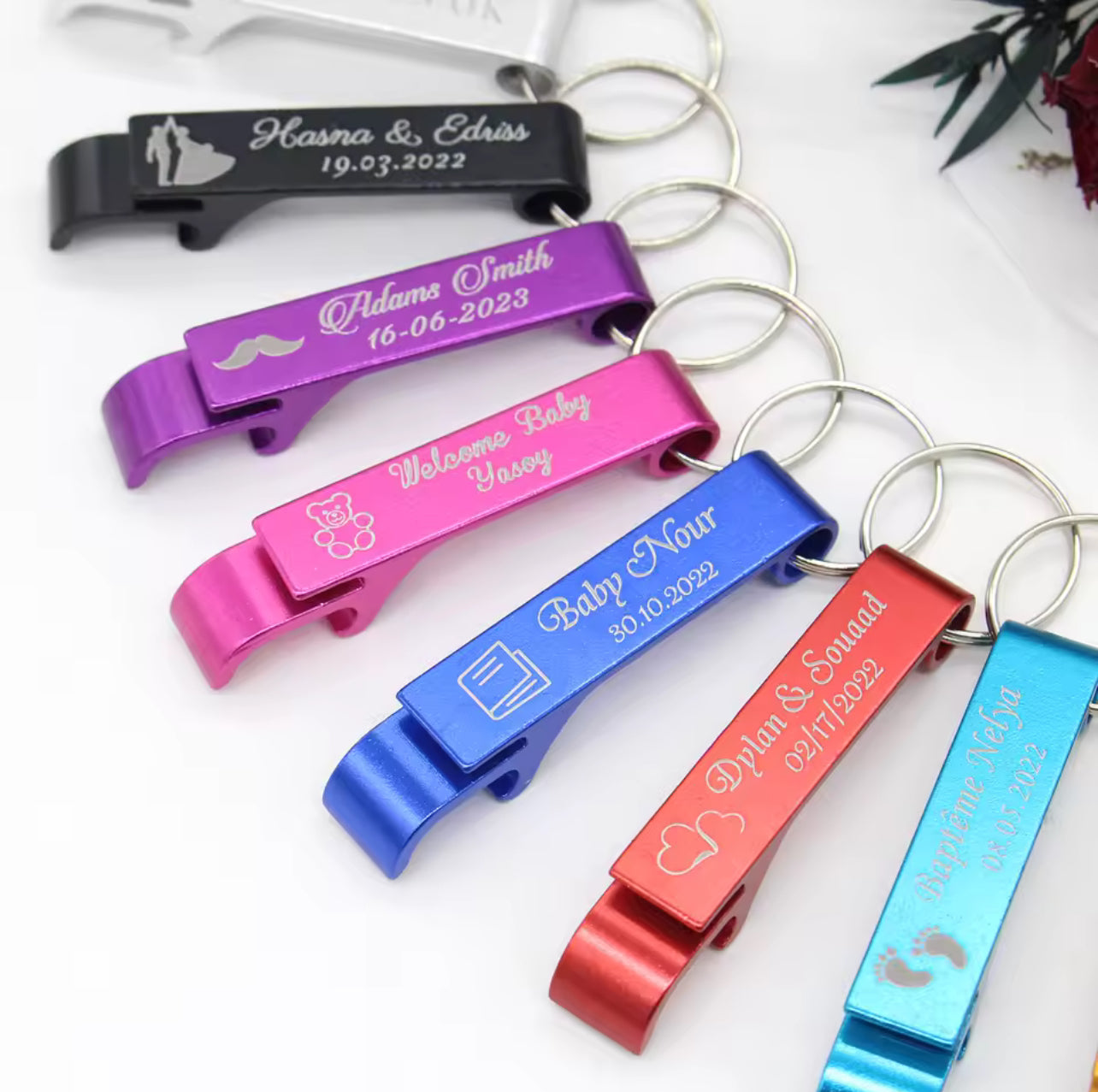 Keychains bottle openers (set of 100)