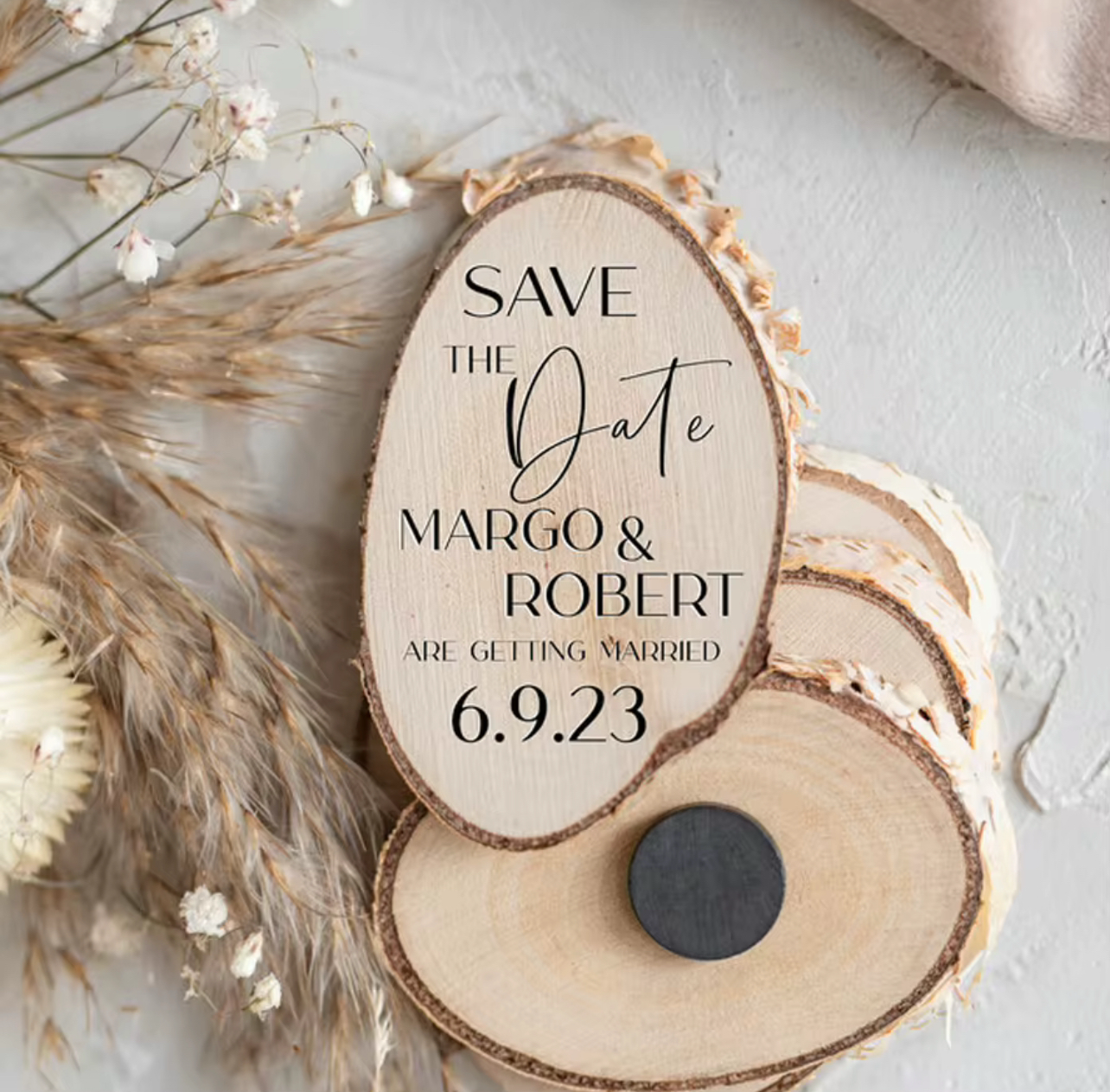Invitation Cards & Save The Date Magnets (set of 100)