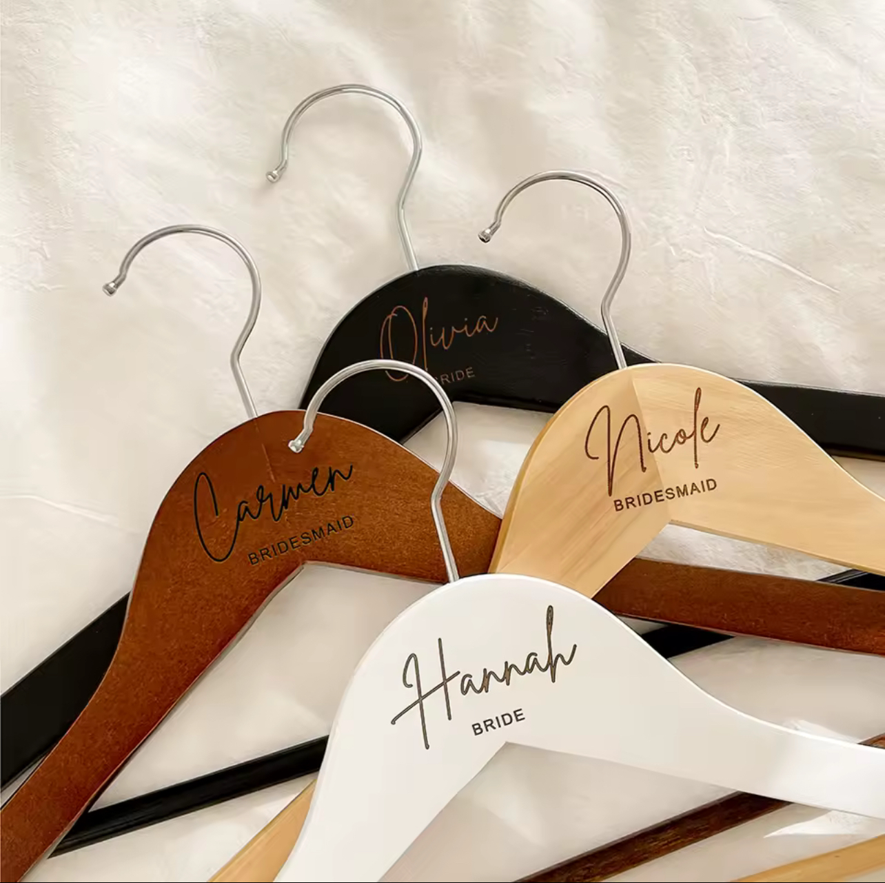 Personalized Engraved Wooden Hanger
