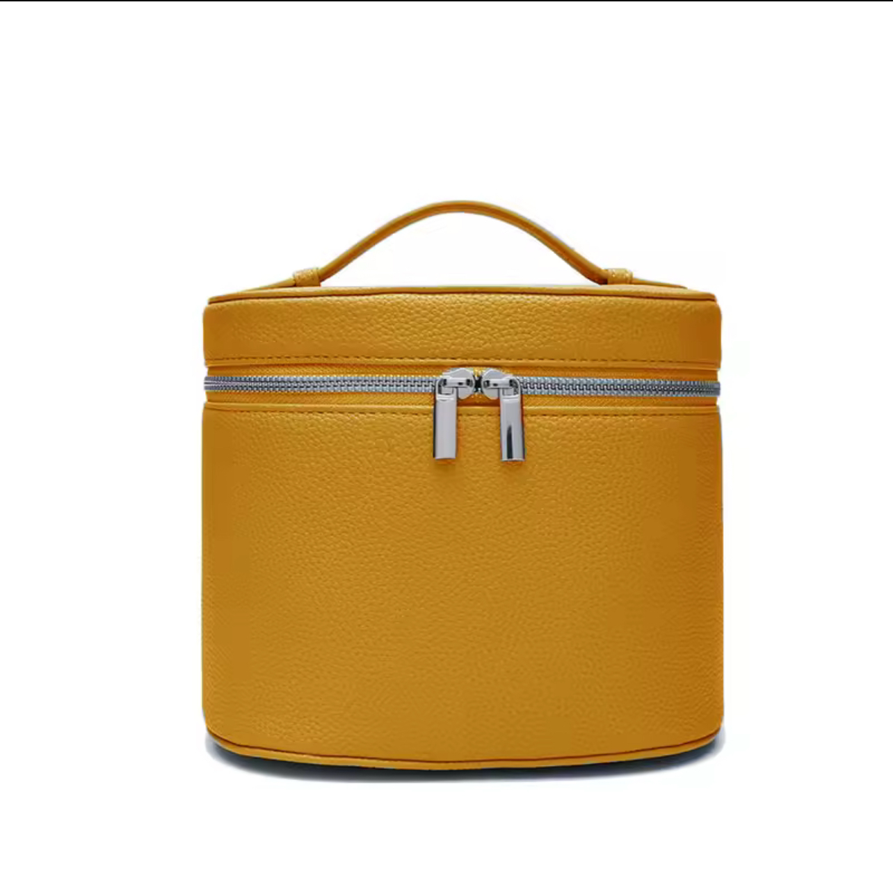 Personalized Leather Makeup Bag