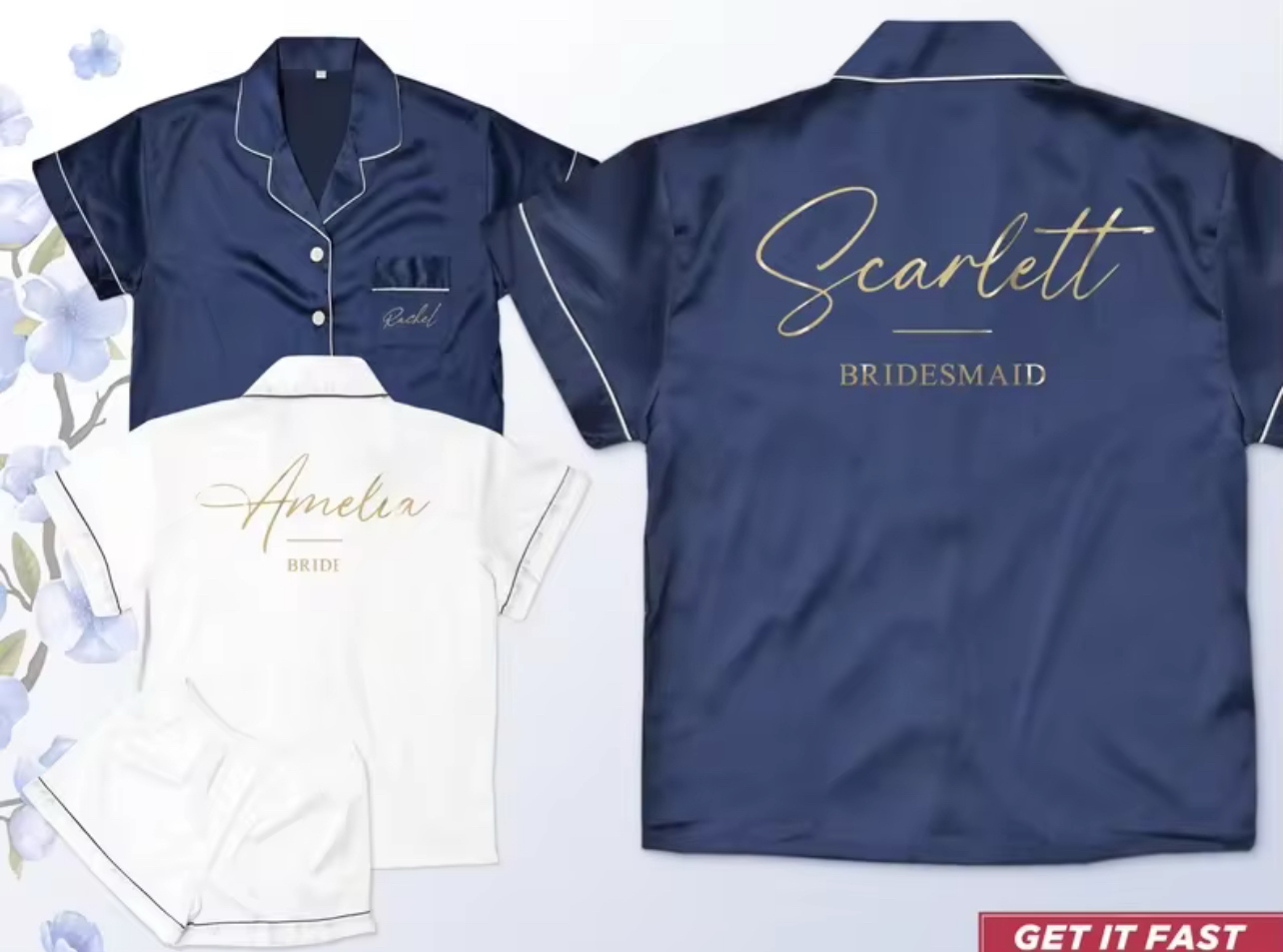 Personalized Short Pyjama set (2pcs)
