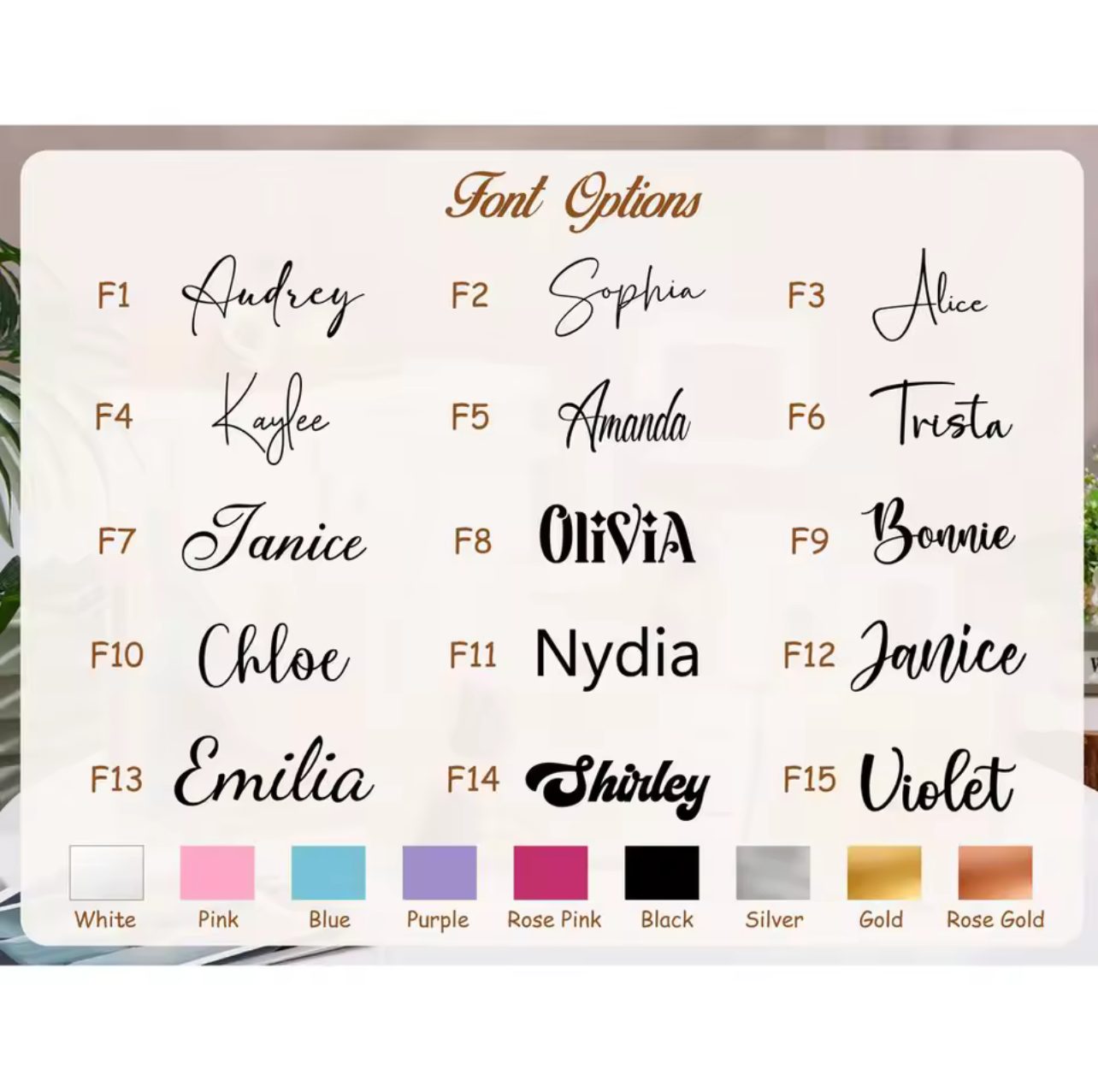 Personalized Clear Gift Bag