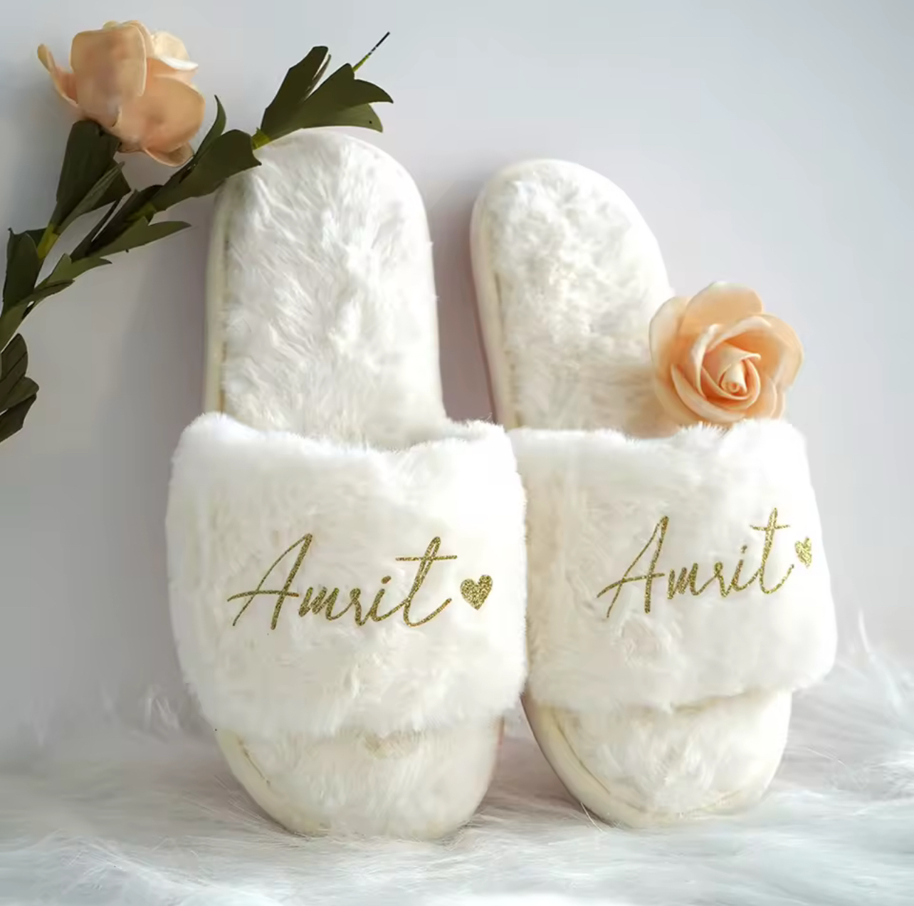 Personalized Fluffy Slippers
