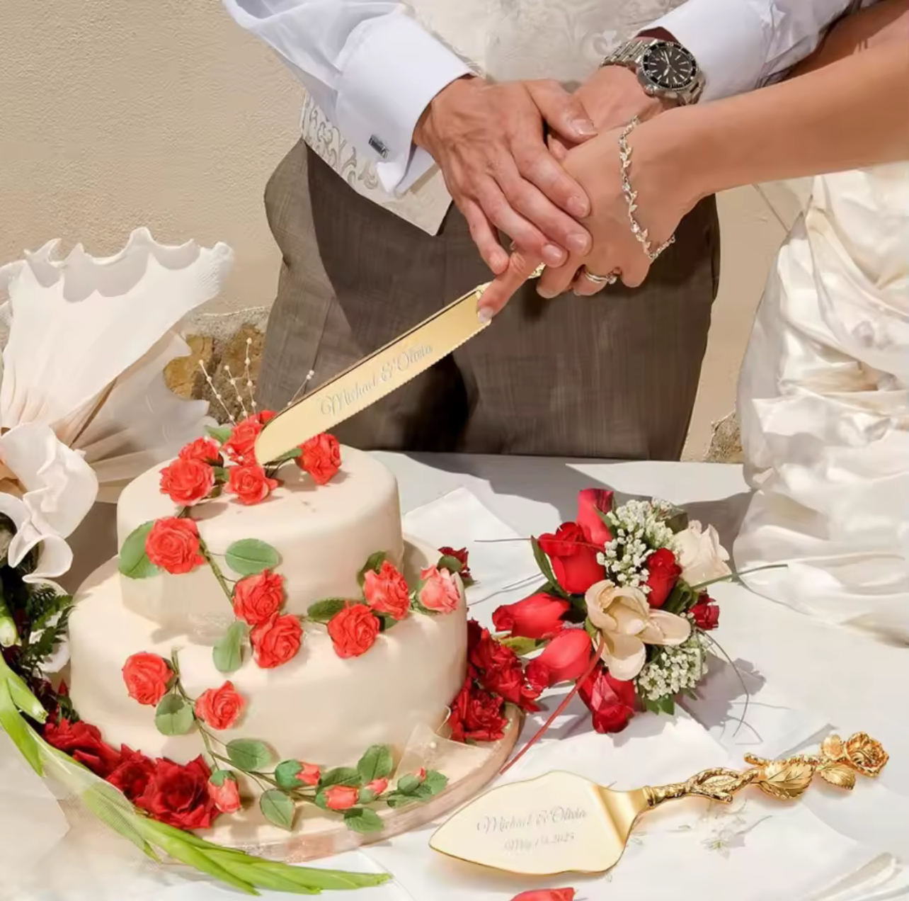 Personalized Cake Knife Set