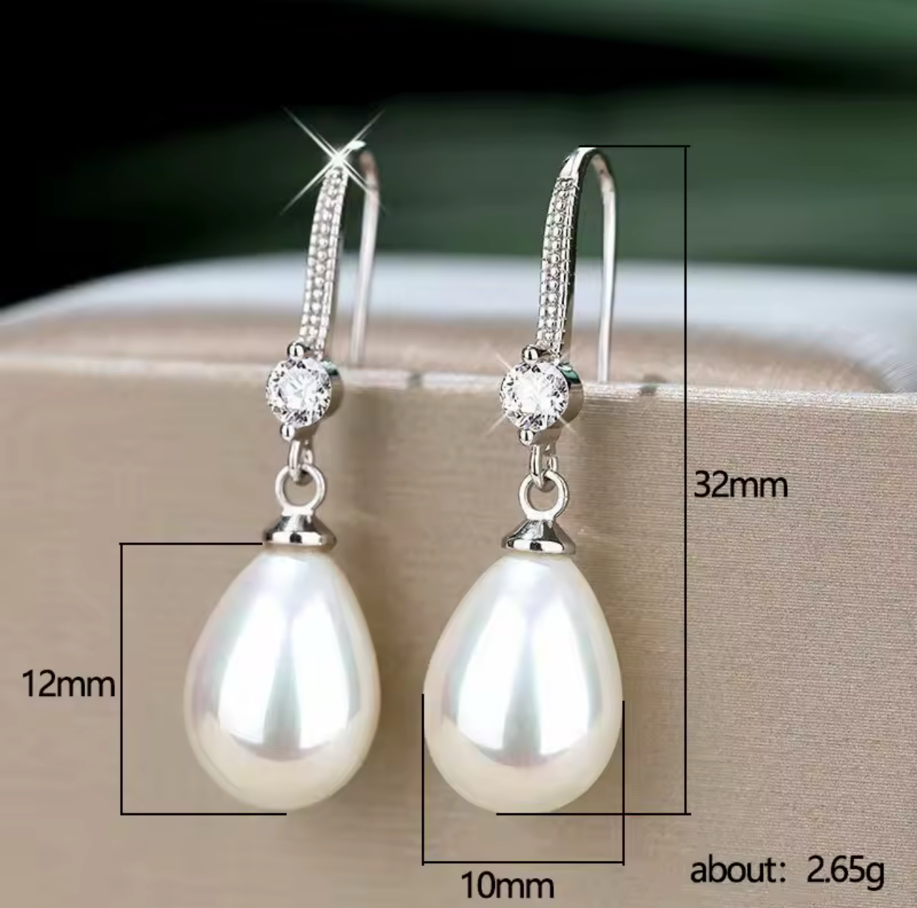 Luxury Pearl Drop Earring
