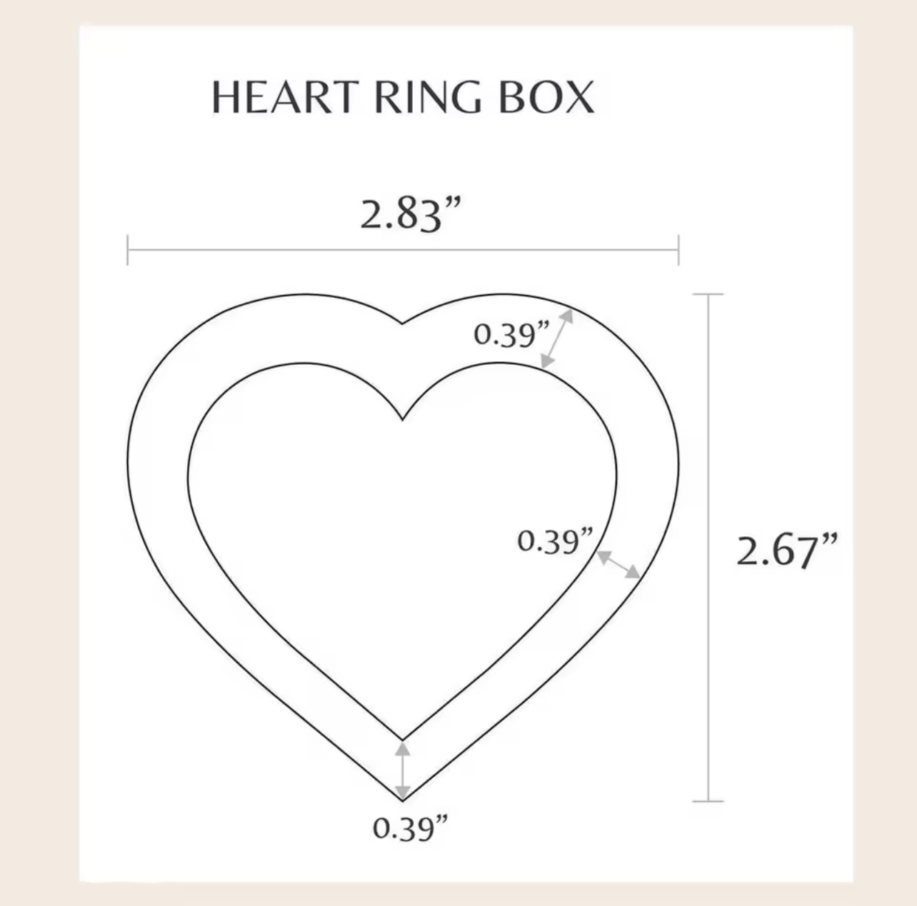 Pure Hearts Ring Box - Personalized
