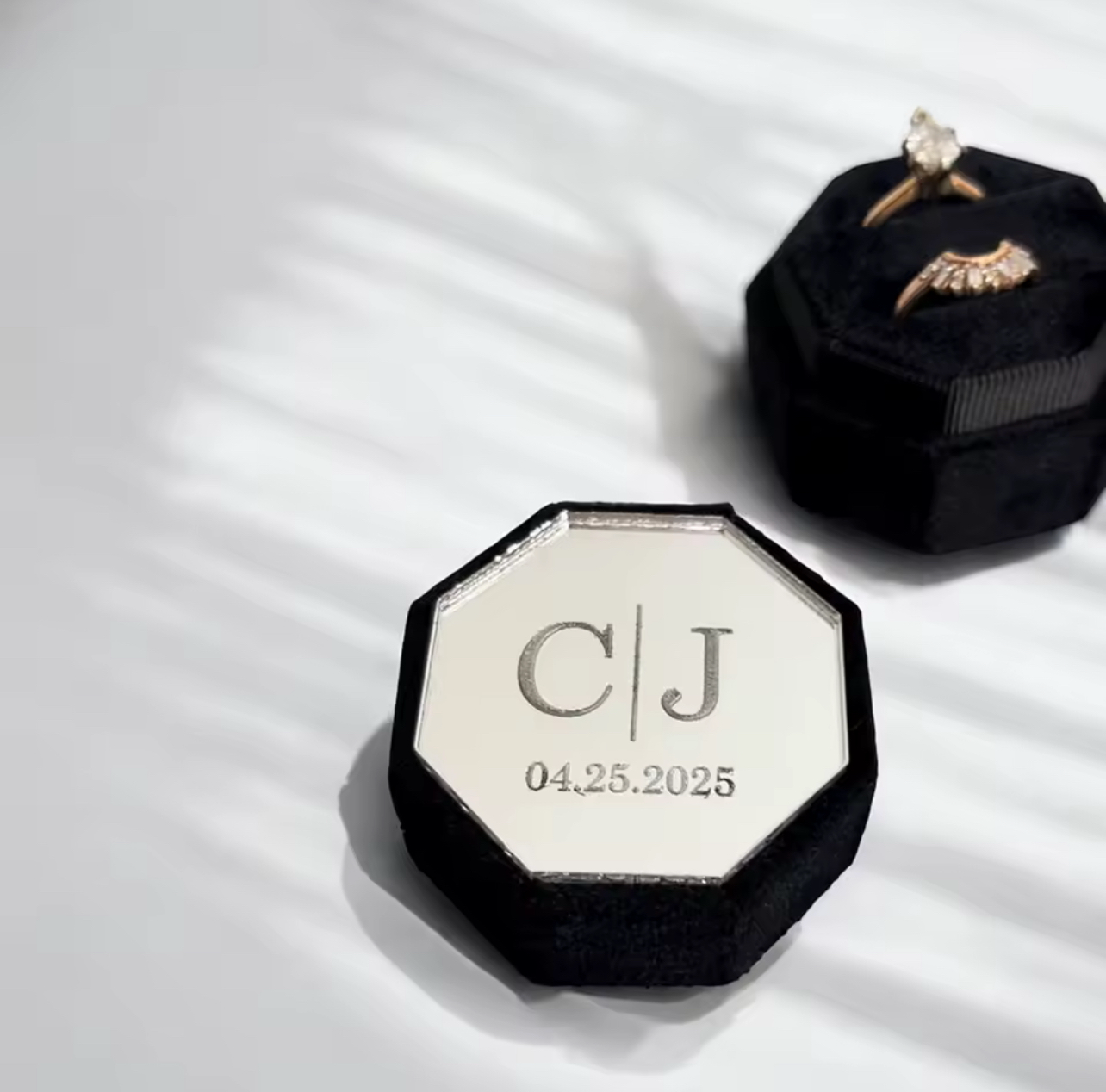Love’s Heaven Ring Box - Personalized