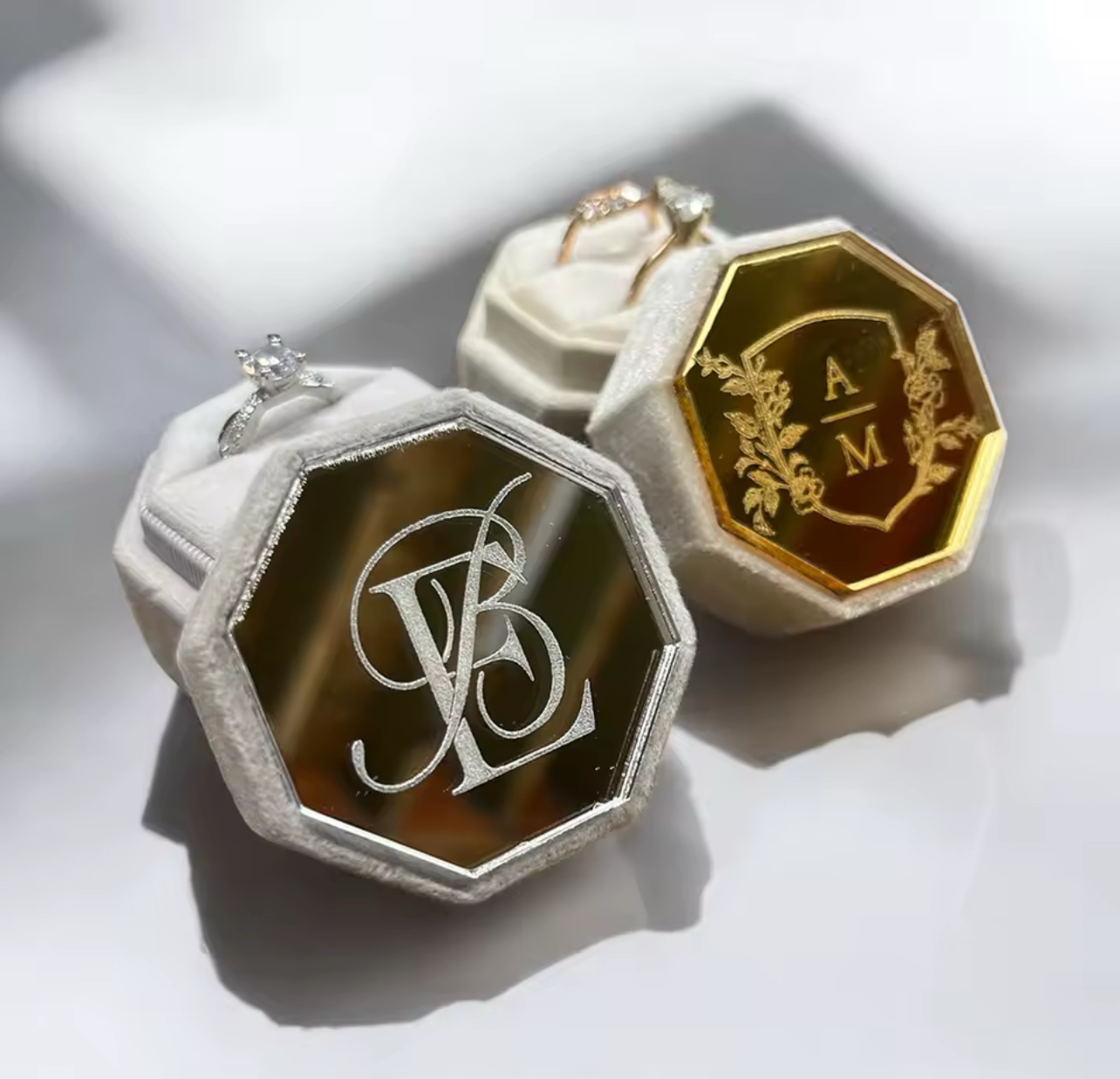 Love’s Heaven Ring Box - Personalized