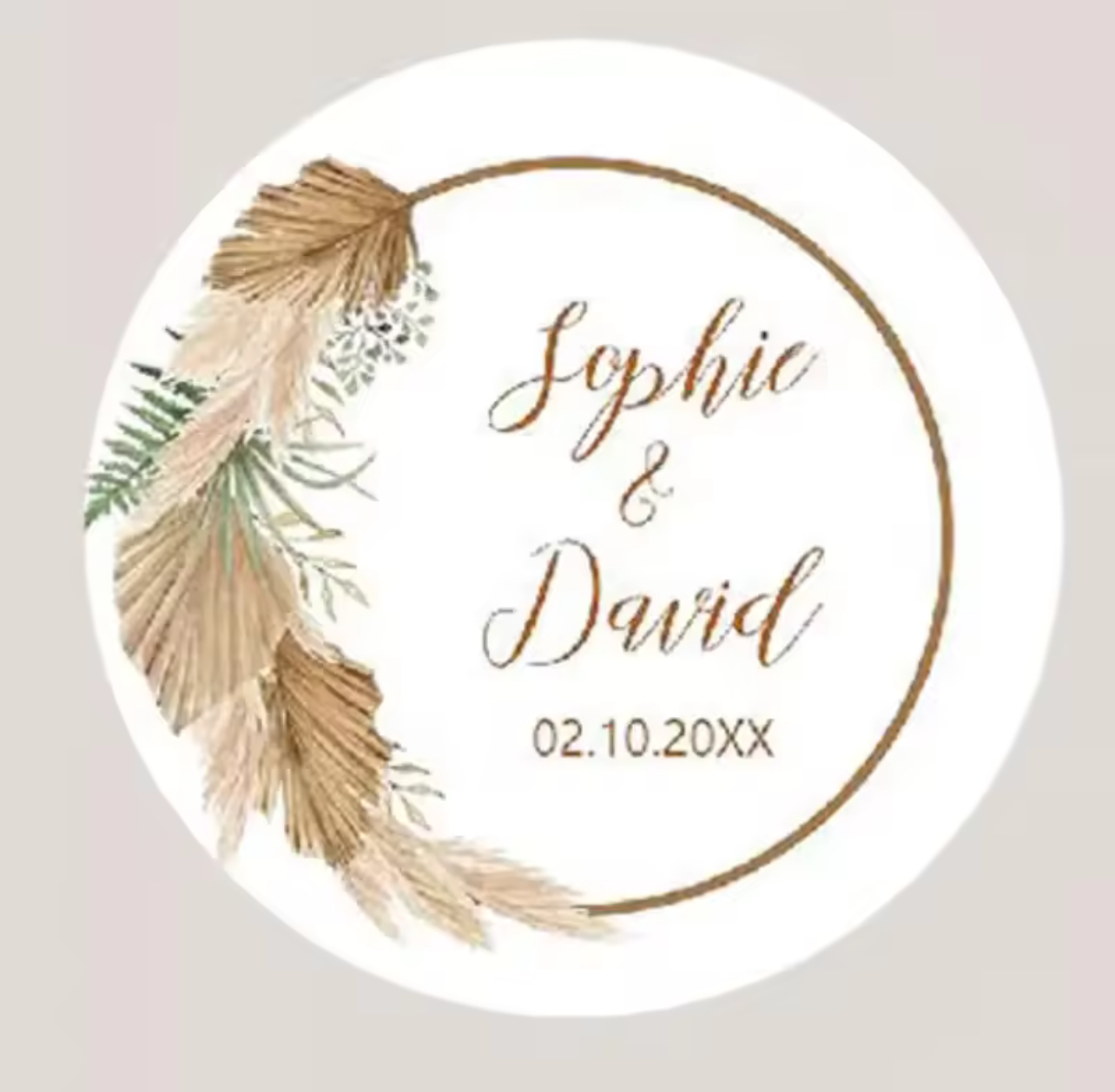Personalized Stickers - The Whispering Petals (96pcs)