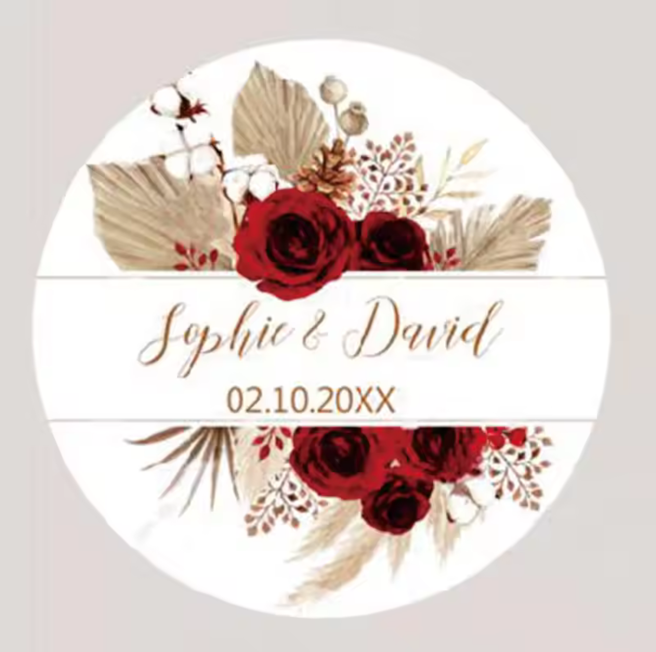 Personalized Stickers - The Whispering Petals (96pcs)