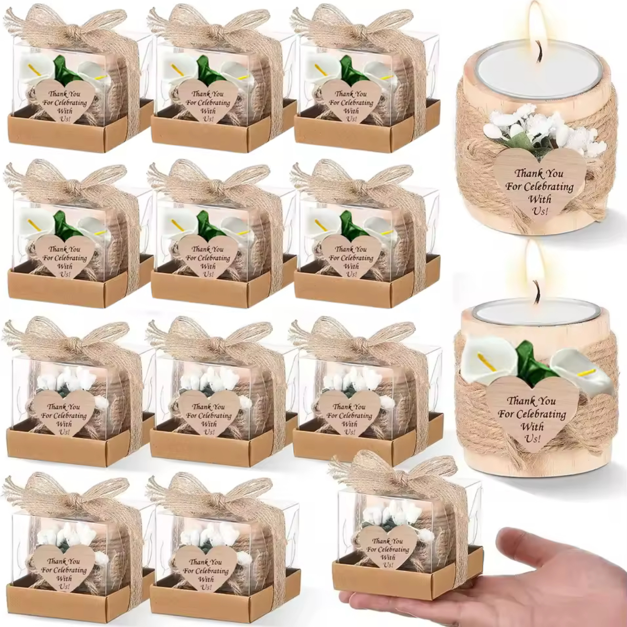 Tea Light Candle Holders (set of 24)