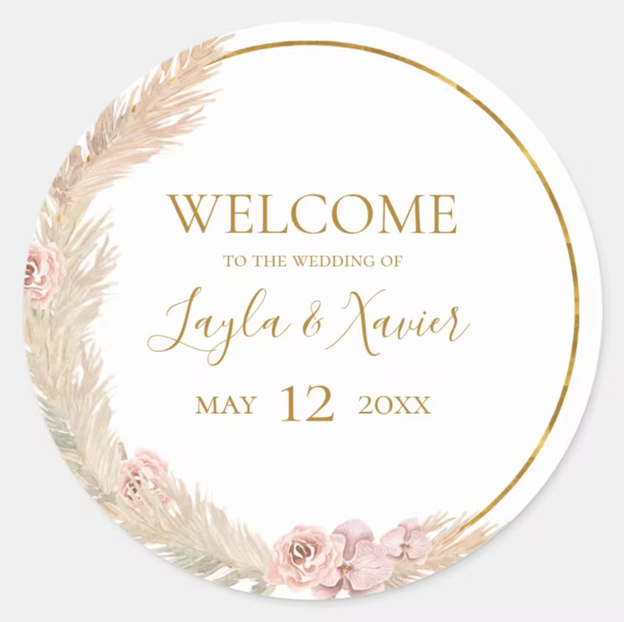 Personalized Stickers - The Enchanted Garden