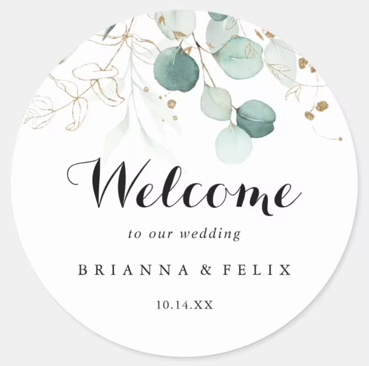 Personalized Stickers - The Enchanted Garden