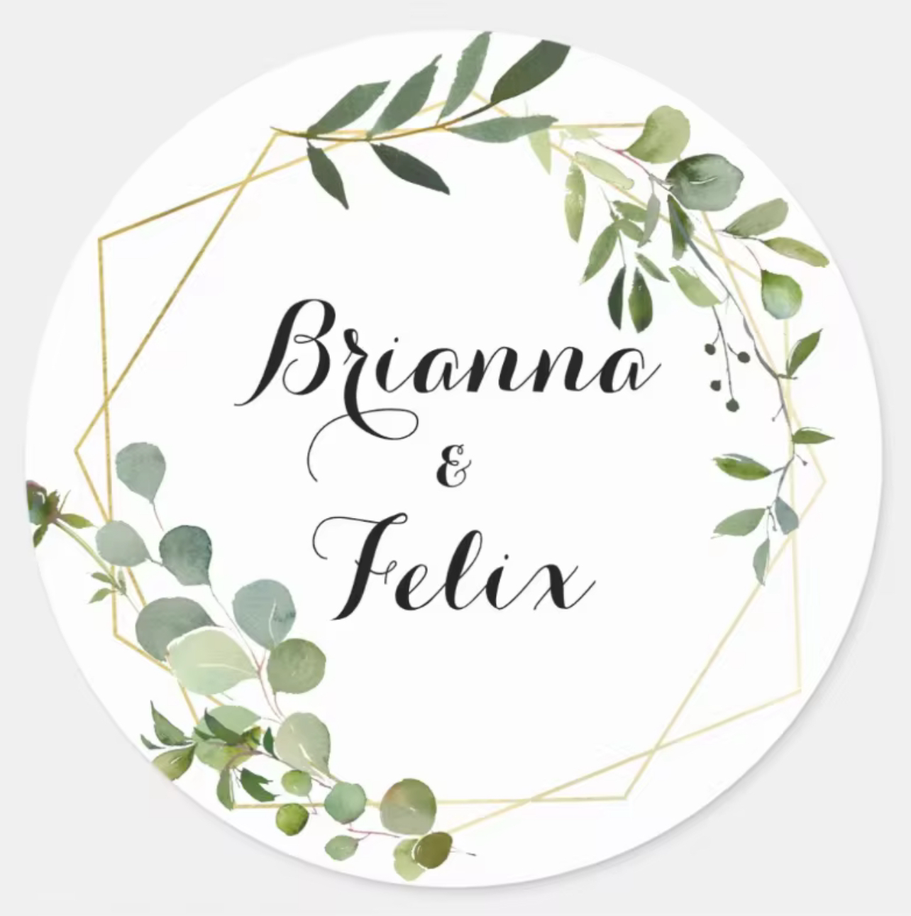 Personalized Stickers - The Enchanted Garden