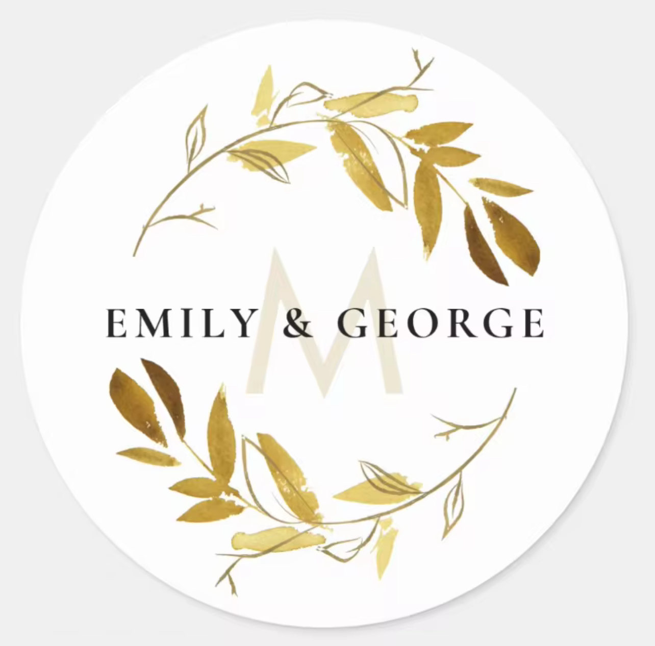 Personalized Stickers - Romantic Bloom