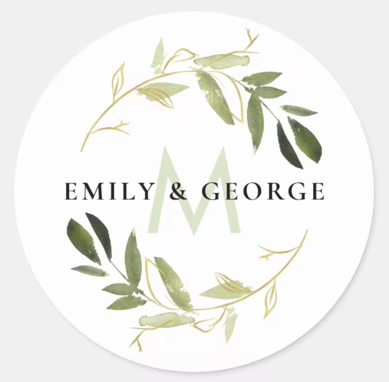 Personalized Stickers - Romantic Bloom