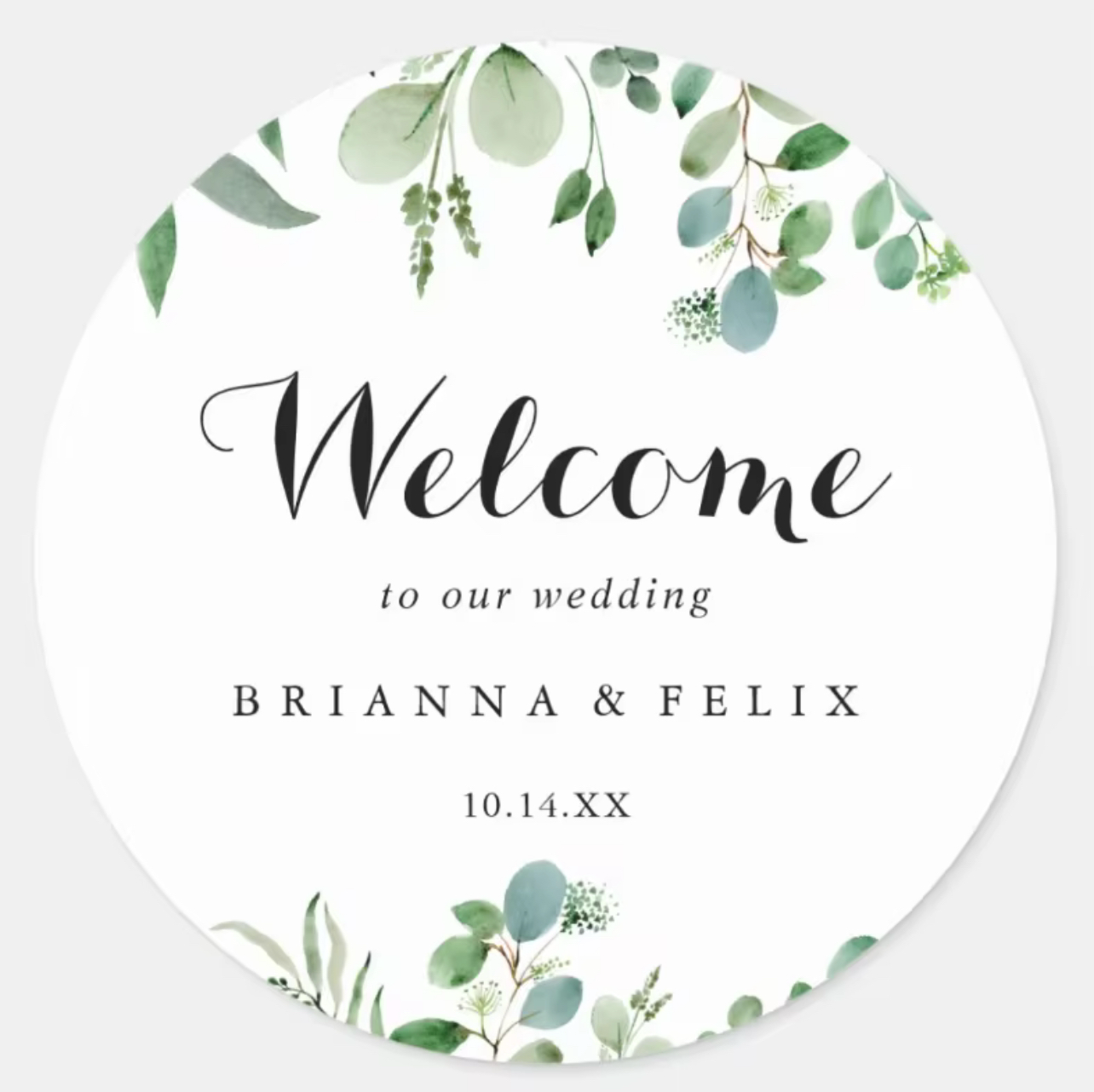 Personalized Stickers - Romantic Bloom