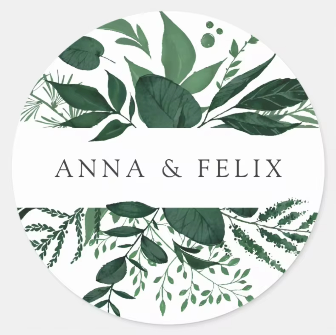 Personalized Stickers - Romantic Bloom