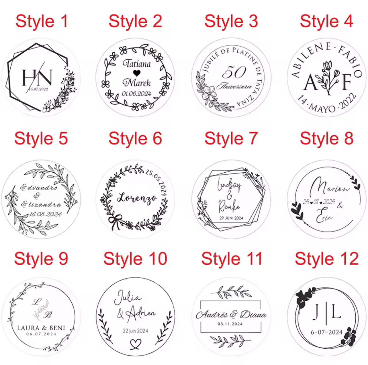 Personalized Wooden Mirrors (50pcs)