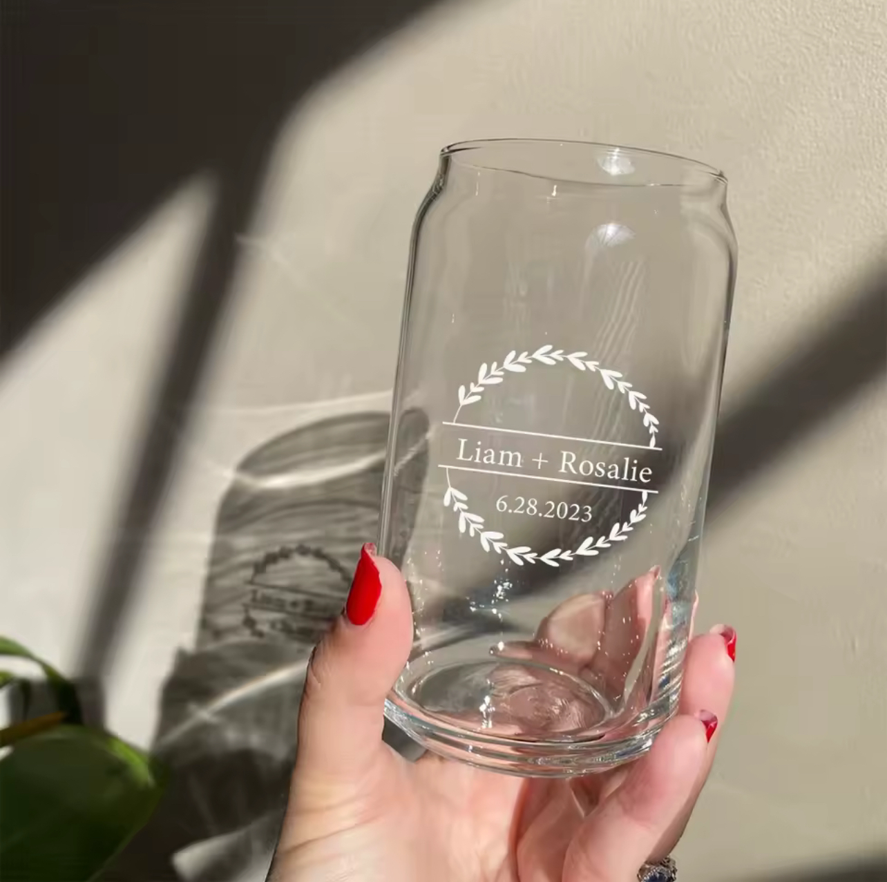 Personalized Glass Tumbler
