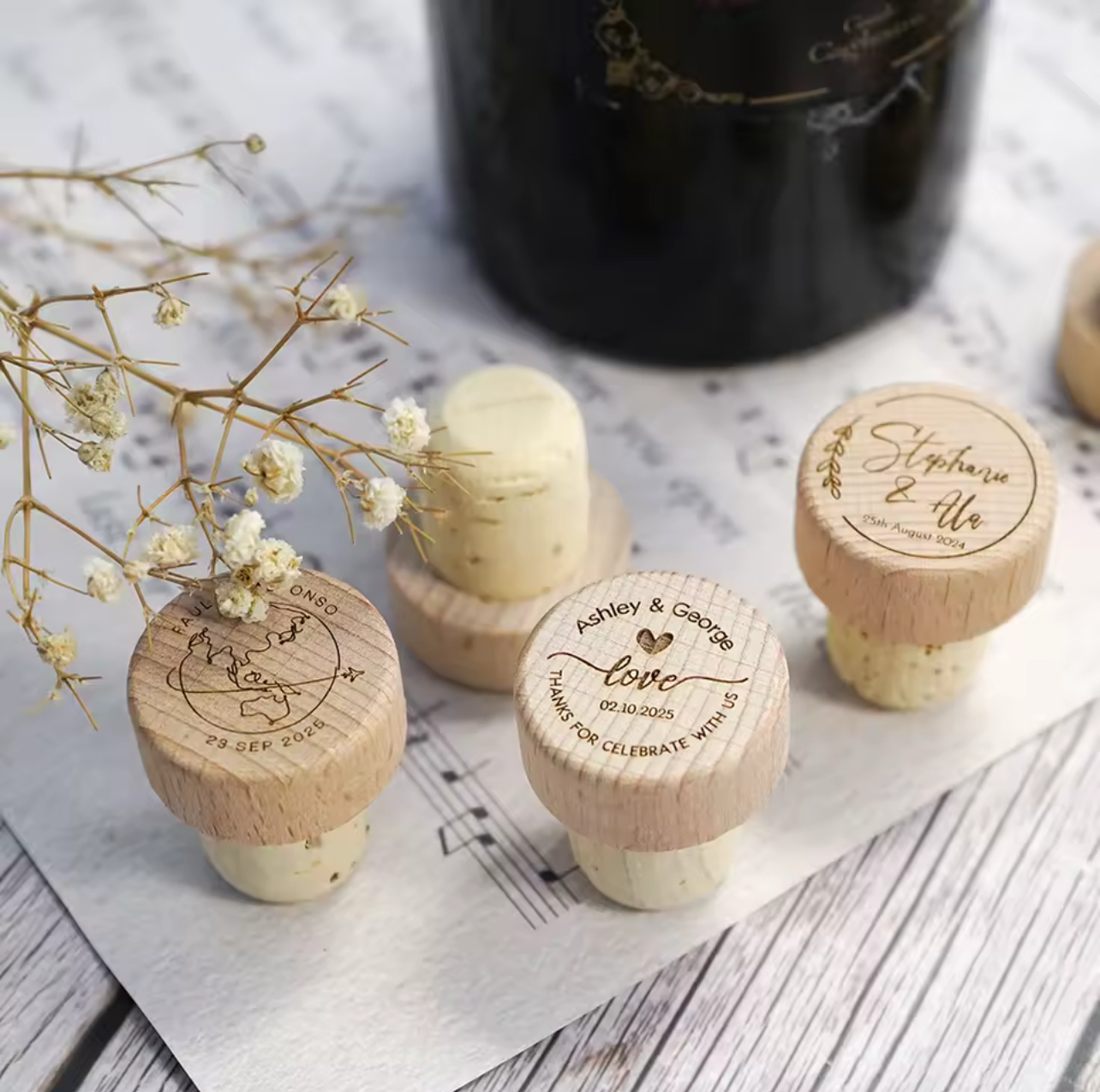 Personalized Wine Stoppers (50pcs)