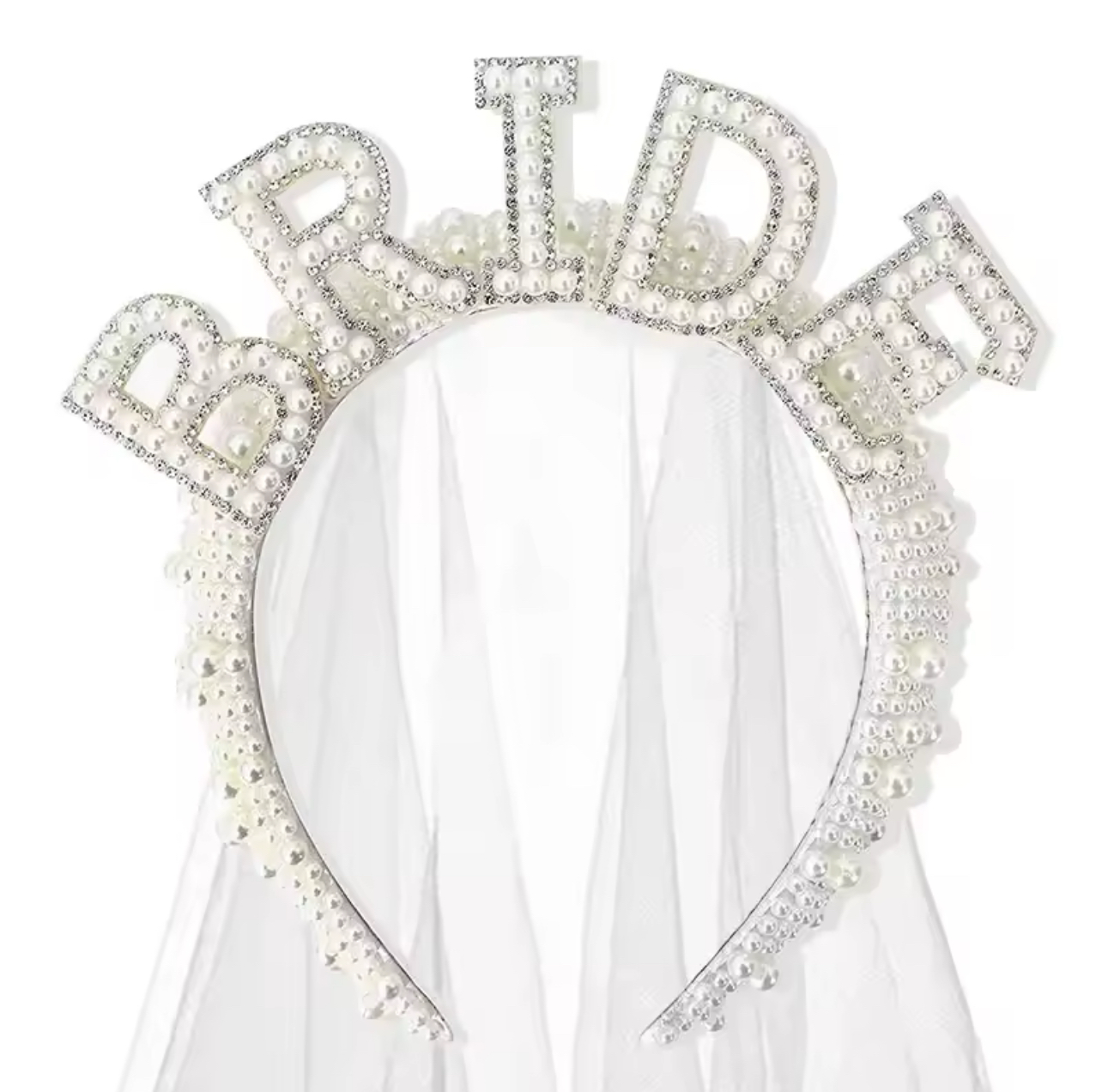 Bride To Be Pearl Crown