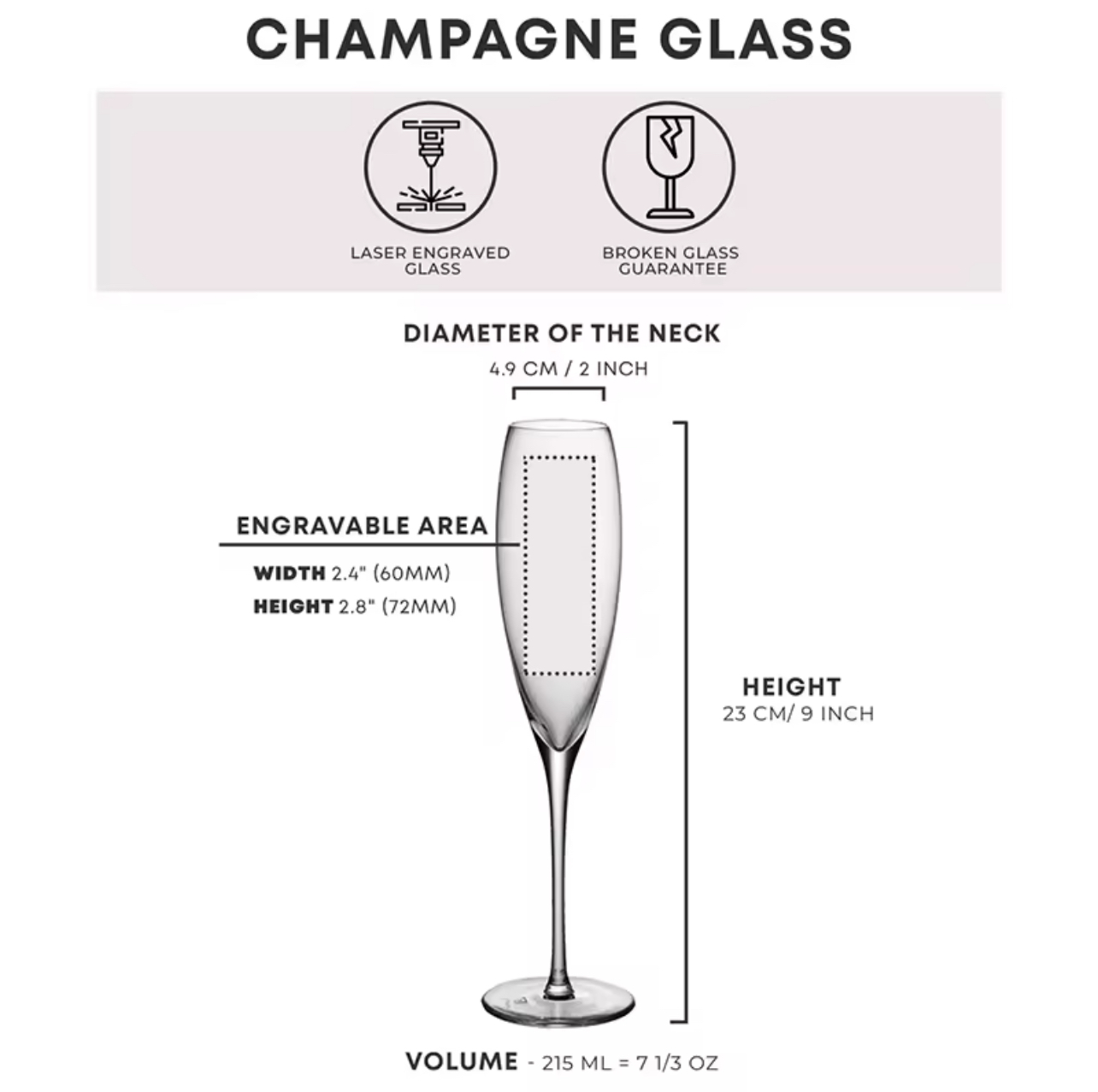 Personalized Champagne Flutes (set of 2)