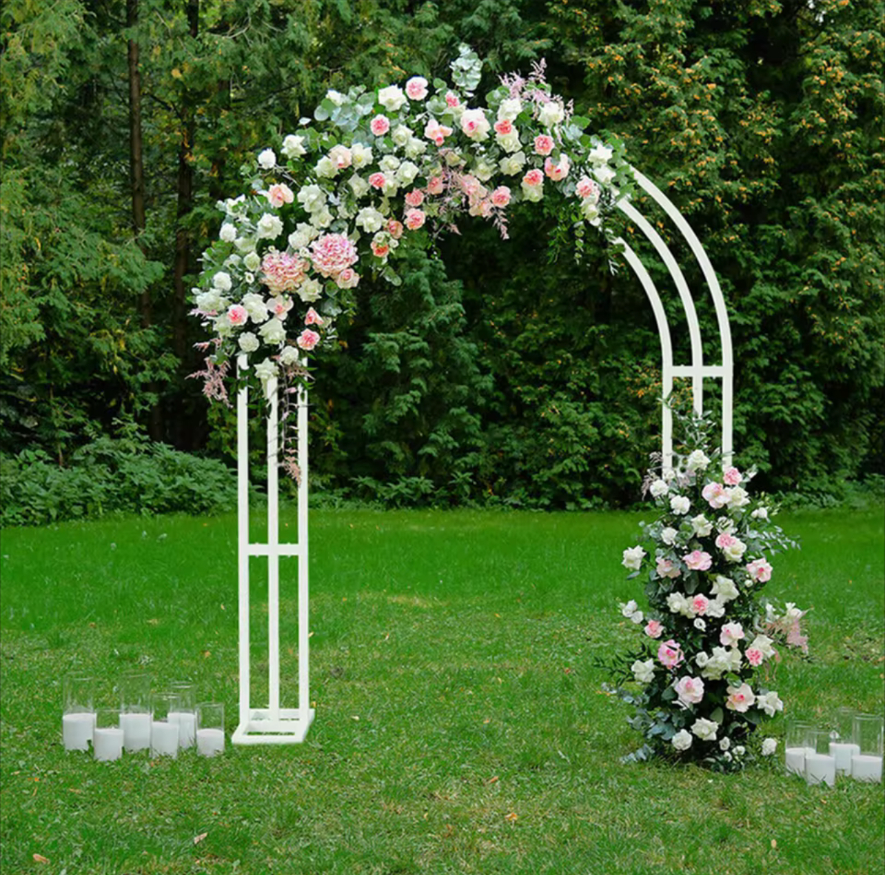Inverted U Wooden Frame Stand