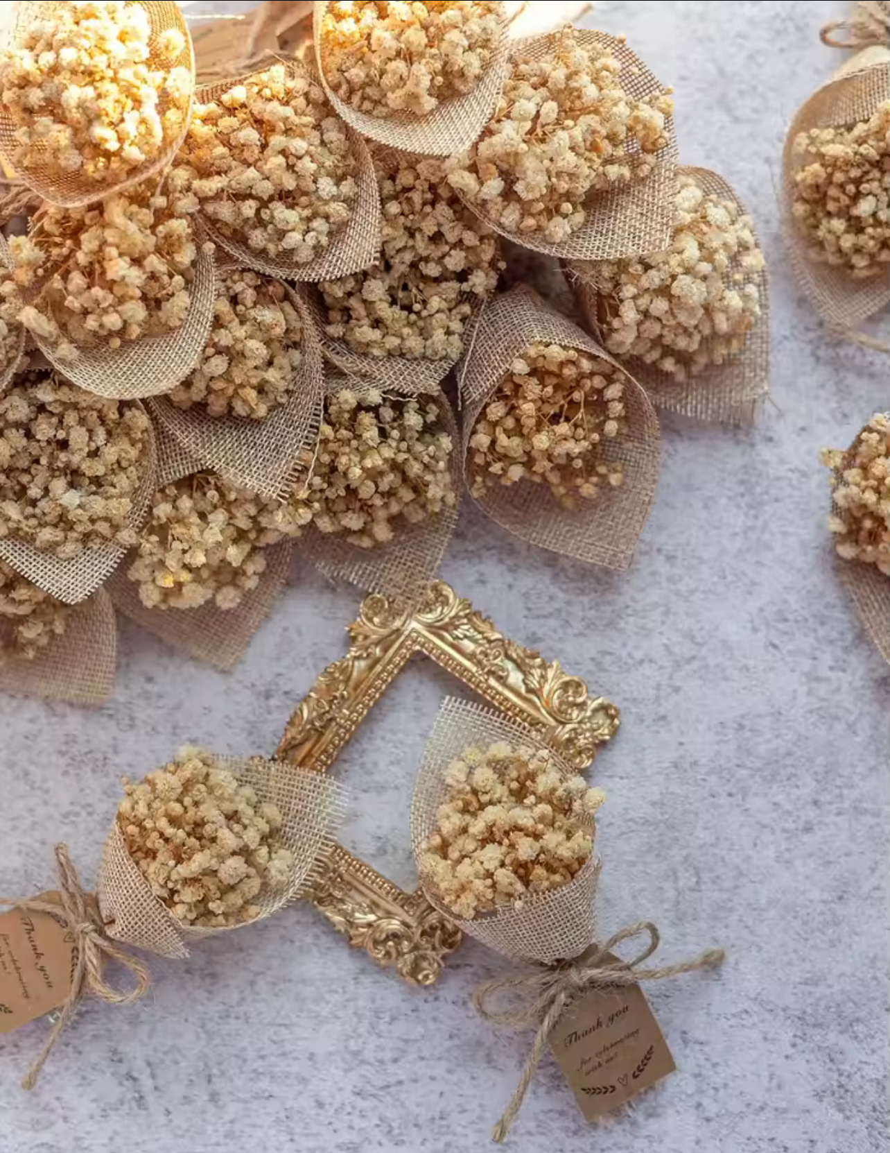 Mini Magnet Dried Flowers Bouquet (20pcs)