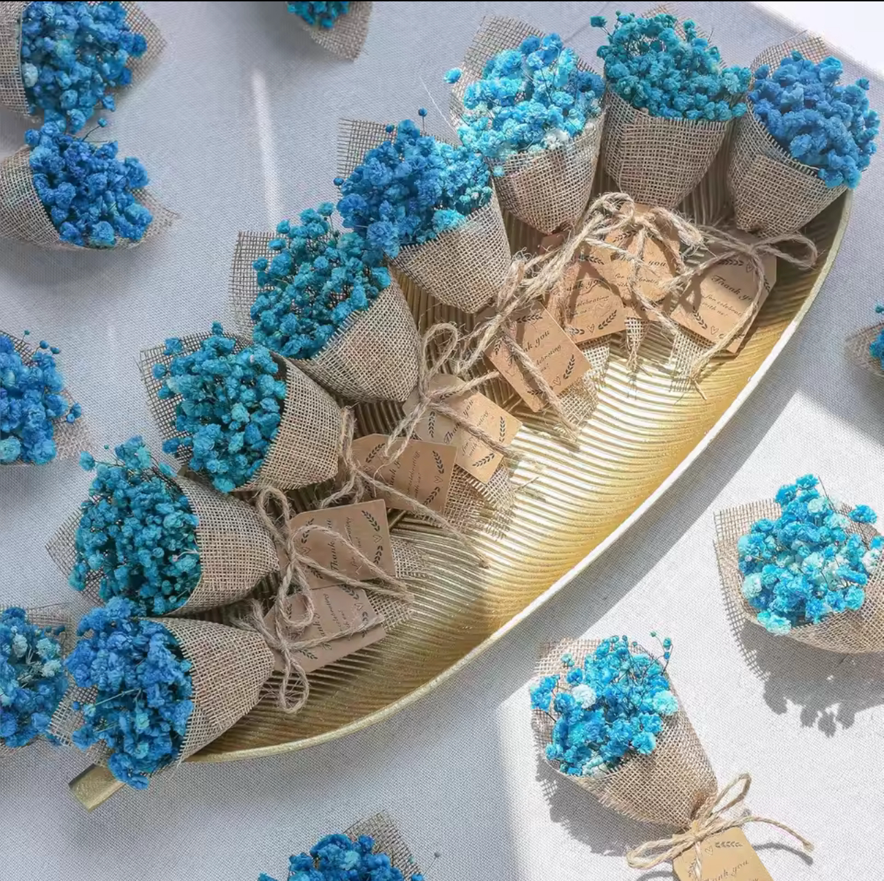 Mini Magnet Dried Flowers Bouquet (20pcs)