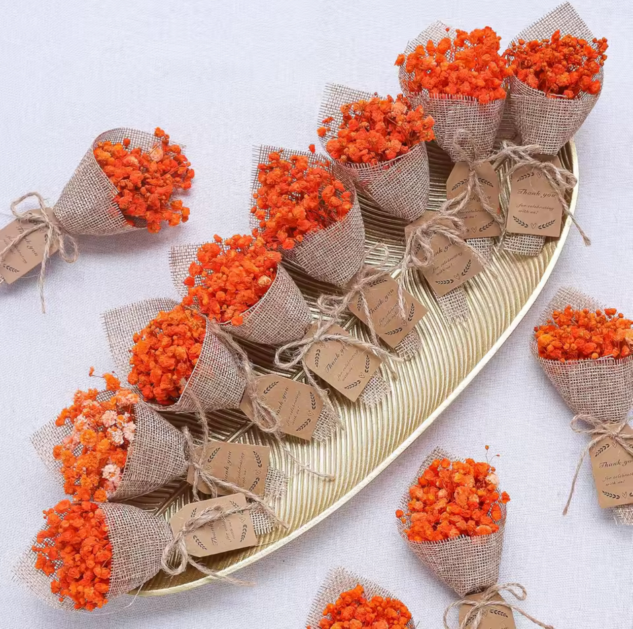Mini Magnet Dried Flowers Bouquet (20pcs)