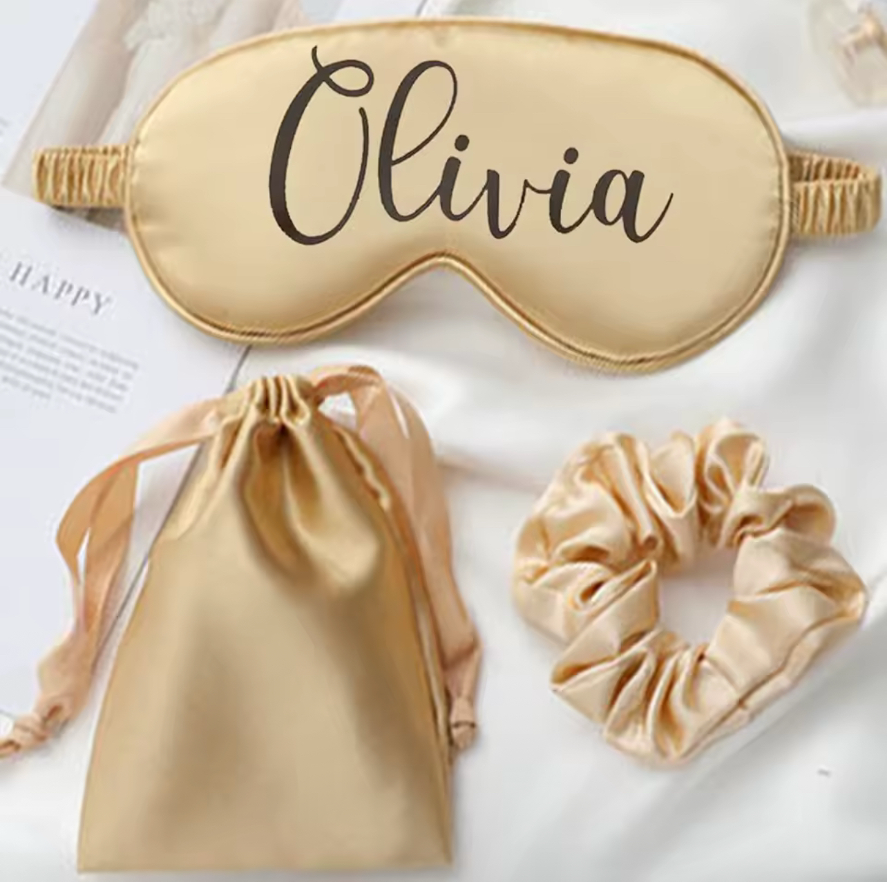 Personalized Silk Eyes Mask