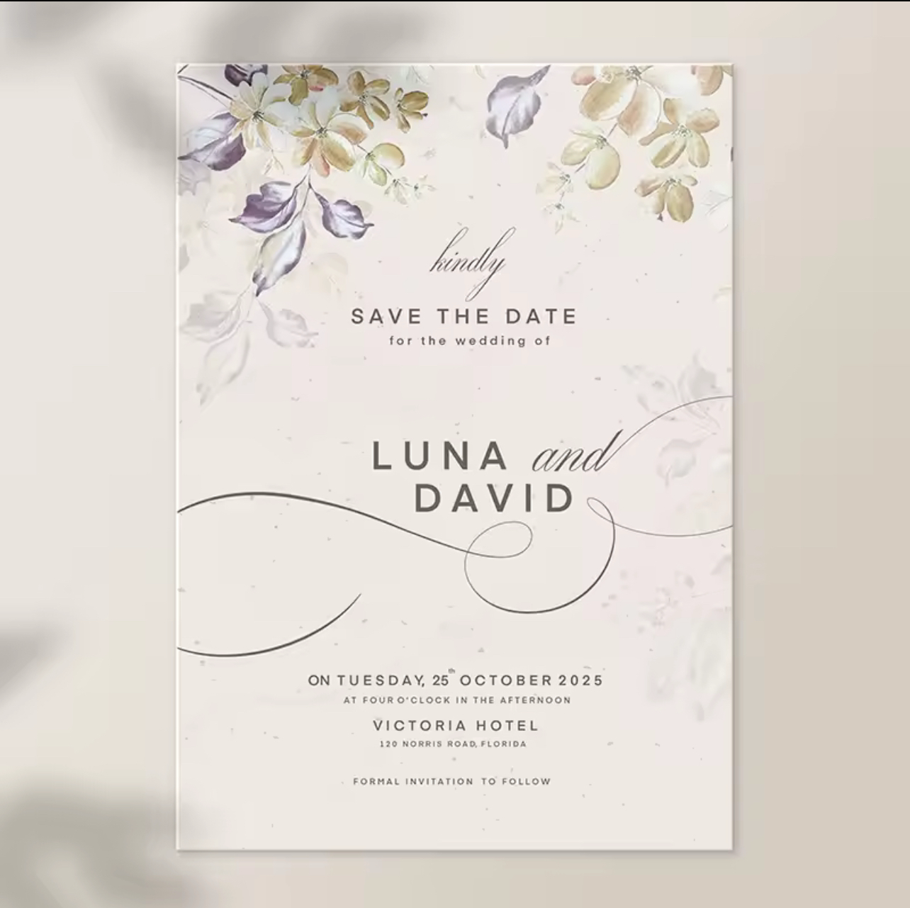 Invitation Cards - Eternal Flame Collection (set of 100)