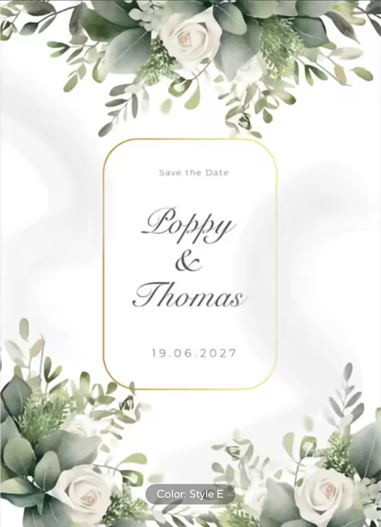 Invitation Cards - Eternal Flame Collection (set of 100)
