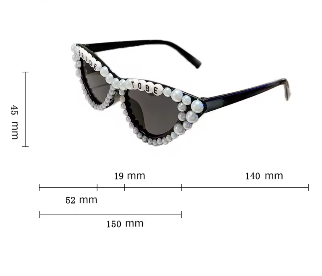 Bride To Be Pearl Sun Glasses