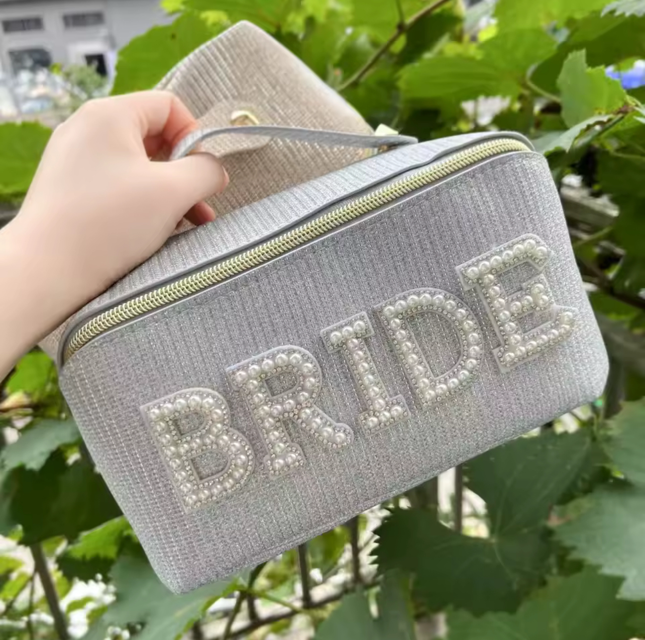 Bride To Be Pearl Make Up Bag