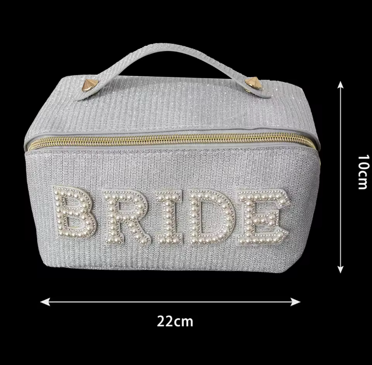 Bride To Be Pearl Make Up Bag