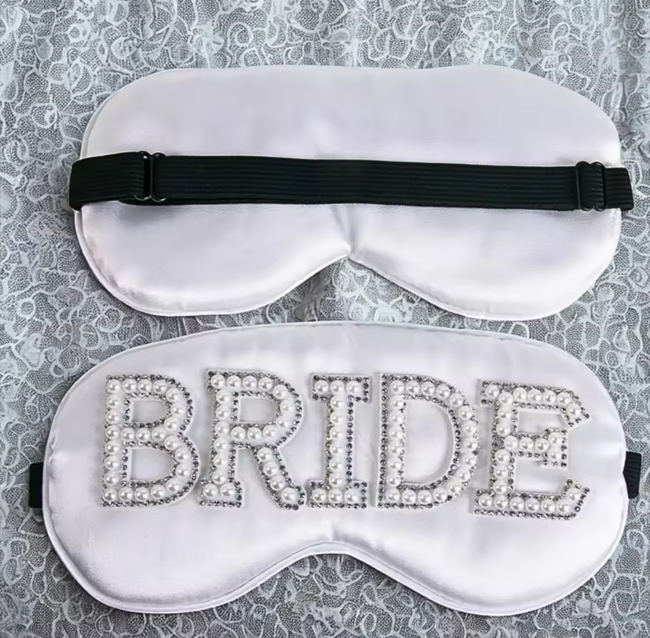 Bride To Be Pearl Eyes Mask