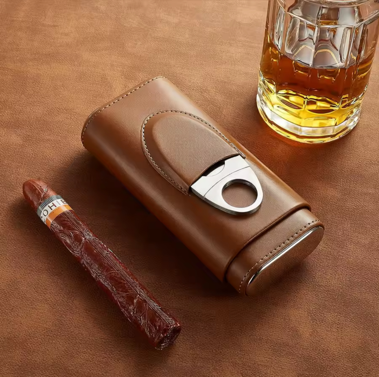 Personalized Cigar Case & Cutter