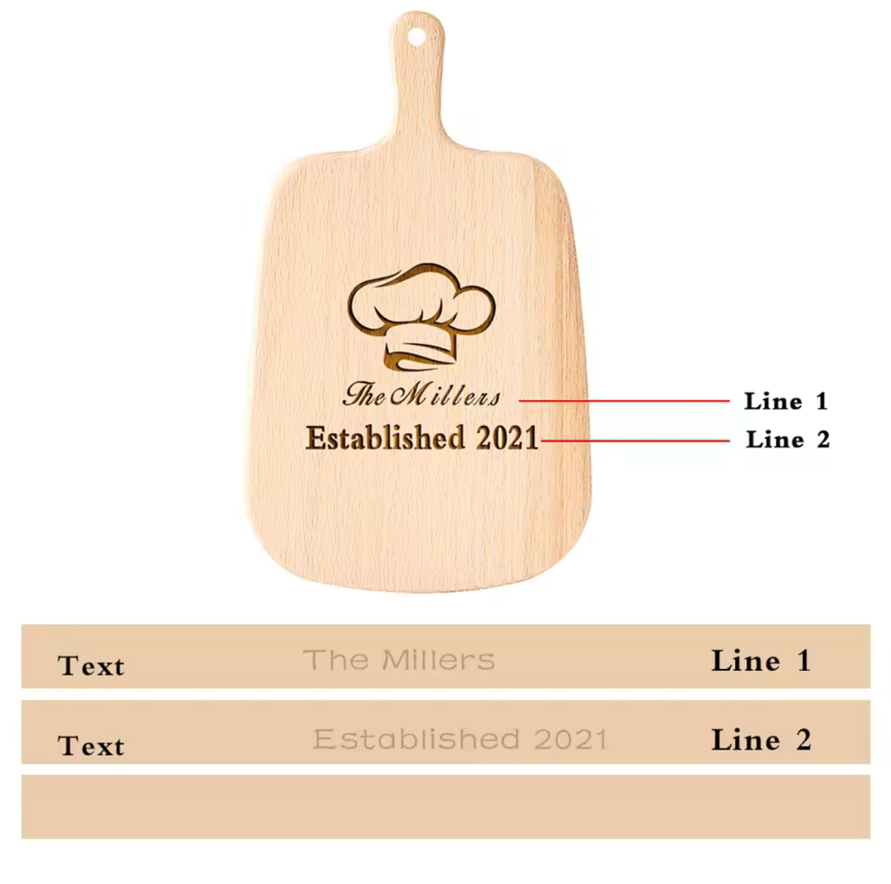Personalized Cheeseboard