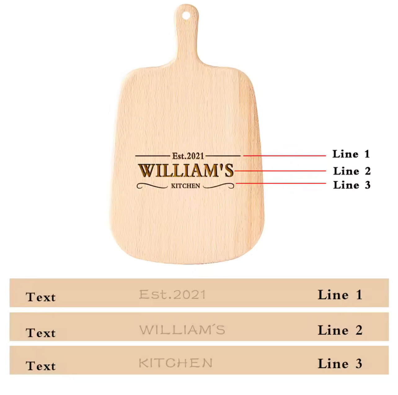 Personalized Cheeseboard