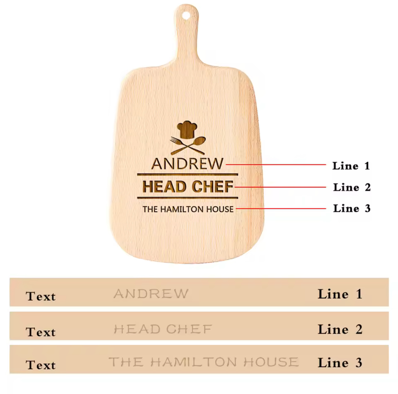 Personalized Cheeseboard