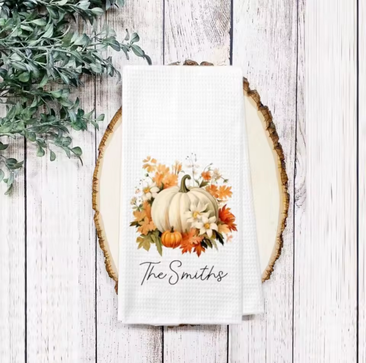 Personalized Tea Towel