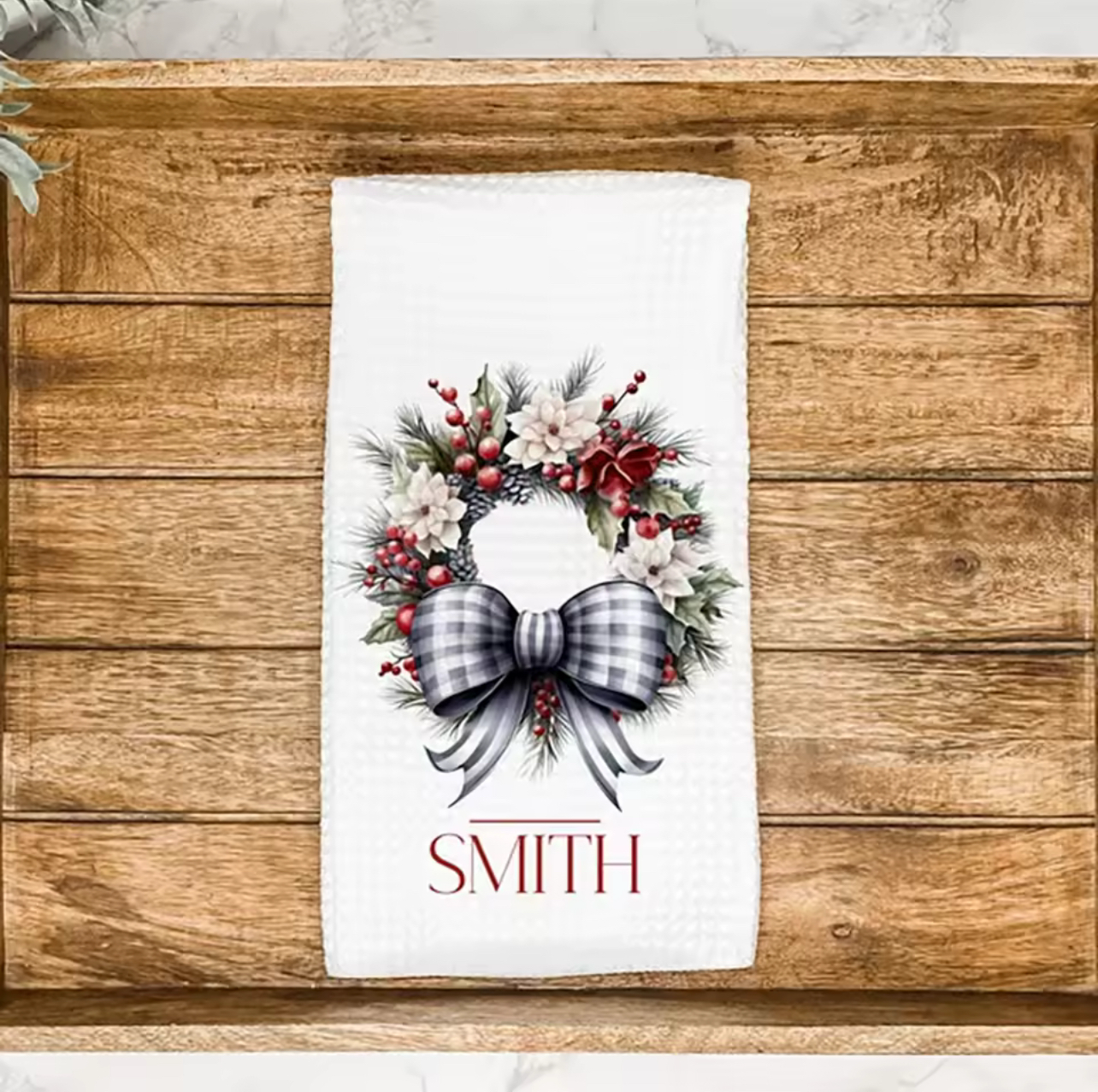 Personalized Tea Towel