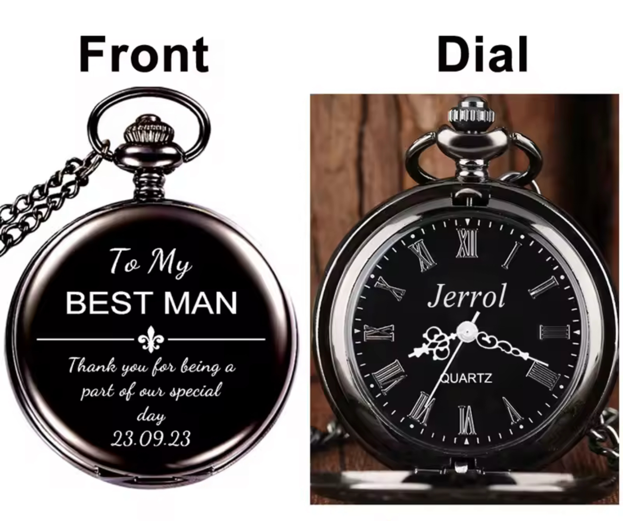 Personalized Pocket Watch