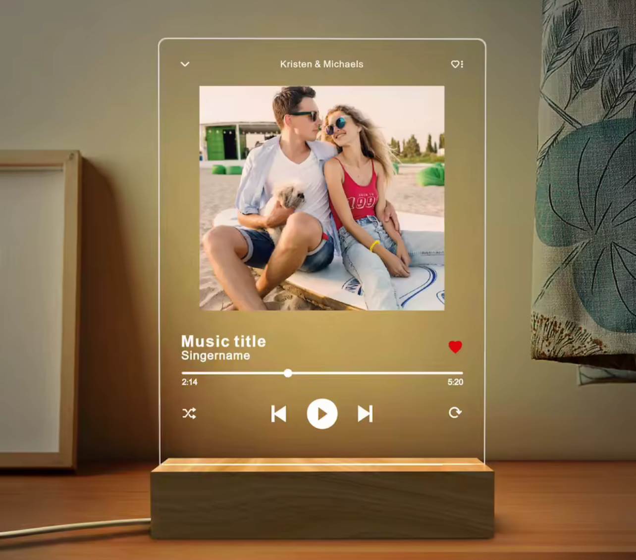 Personalized Picture Lamp