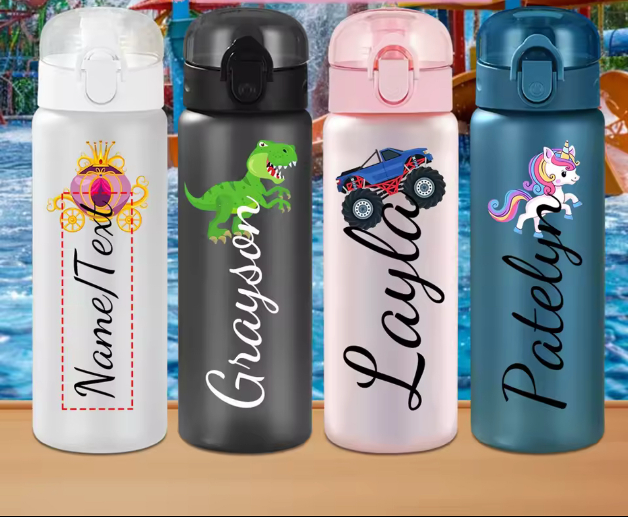 Personalized Kids Water Bottle